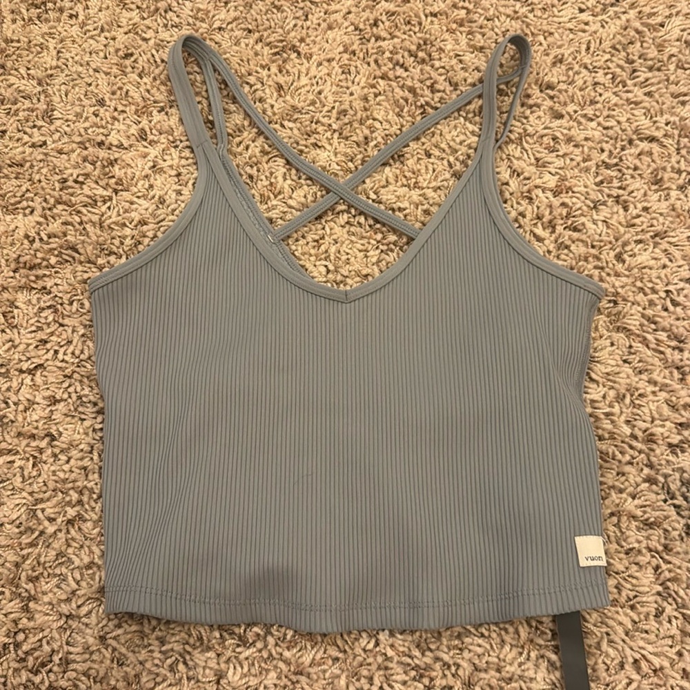 Vuori Light Blue Strappy Tank - Size L - excellent condition